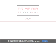 Tablet Screenshot of primeribproductions.com